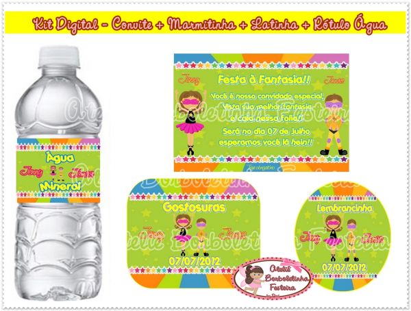 Kit Personalizado - 4 Artes Digitais